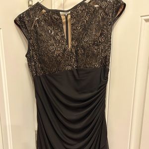 Betsy and Adam Black Cocktail Dress